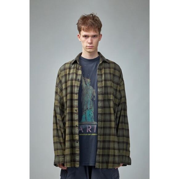 BALENCIAGA Layered Liberty Shirt Fall 24 Collection Layered Shirt Unisex Sz1 NWT - Picture 3 of 9